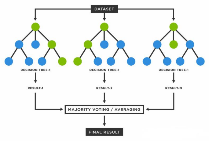 Schematic diagram of random forest principle